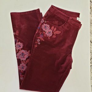 NWT SUNDANCE POSH VELVETEEN, Size P28.